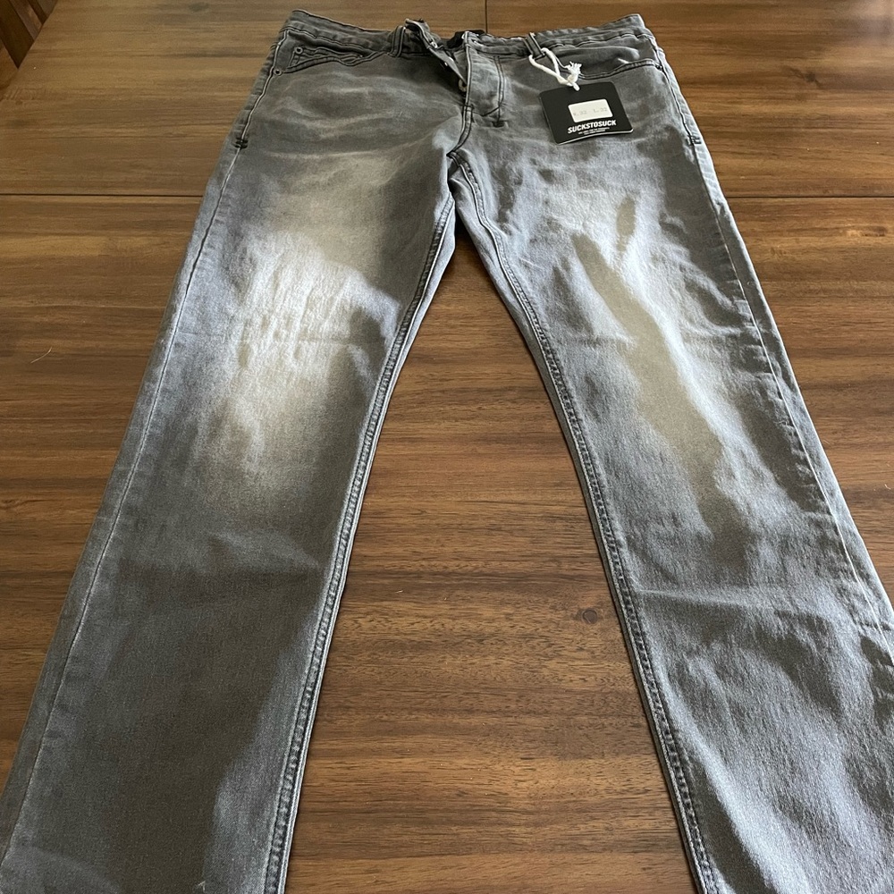 BNWT Mens Clsc Grey Jeans